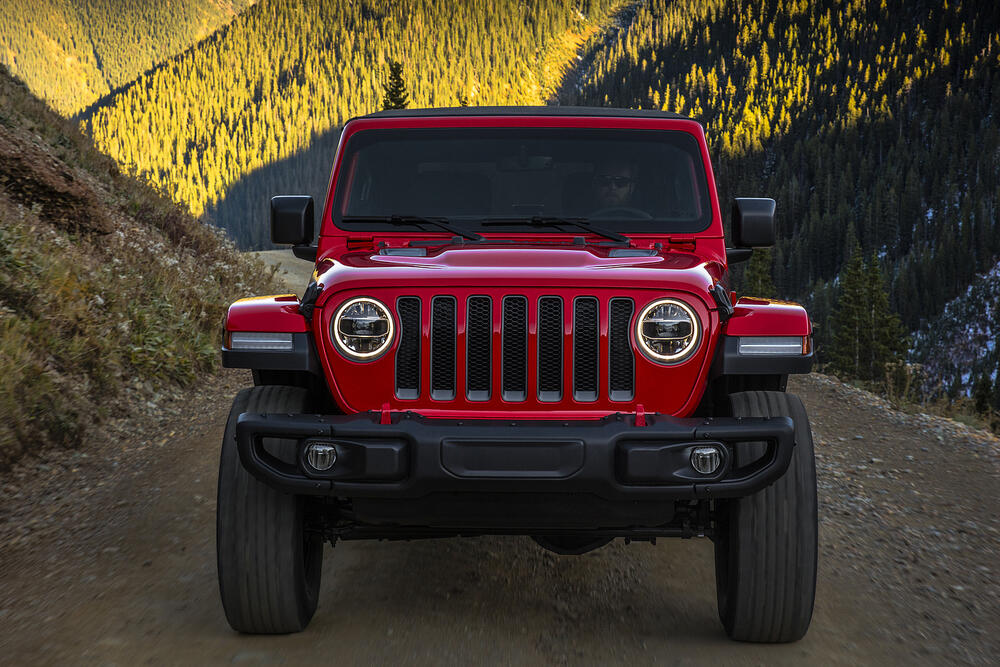Высокотехнологичный Jeep Wrangler на шоу CES 2018 в Лас-Вегасе